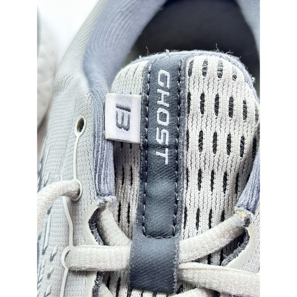 Brooks Gray Ghost 13 Running Athletic Shoes Sneakers Women's Size 9.5 Gray - Picture 15 of 16